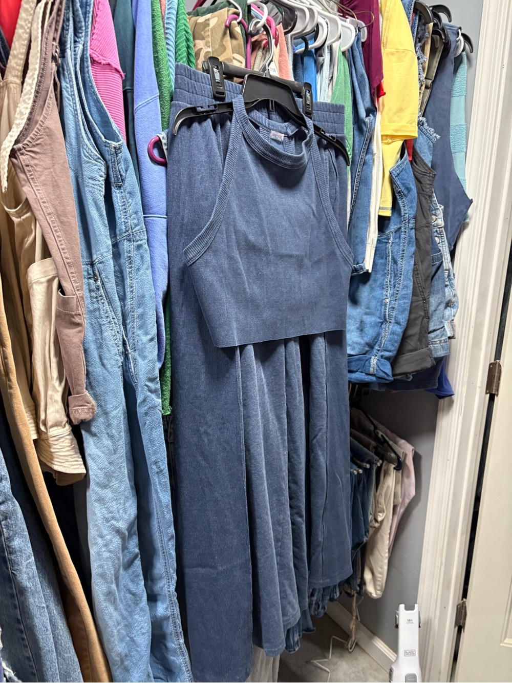 Free People FP Movement Go To Set Navy Blue - Picture 3 of 6